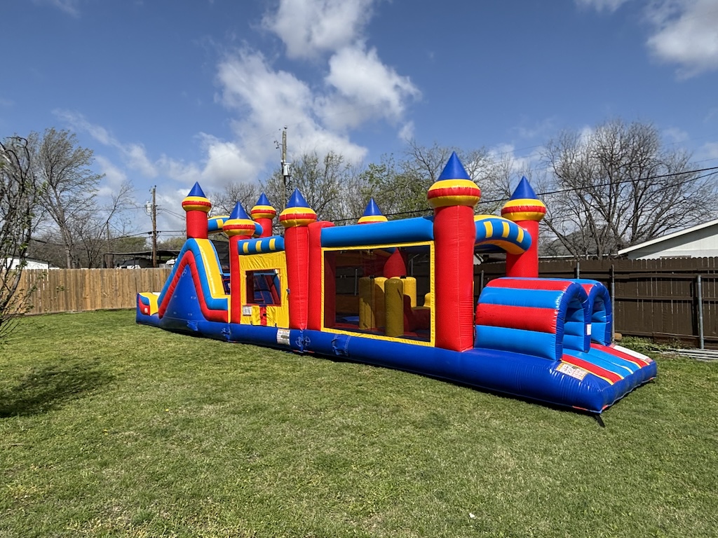 Three Piece Fun Run obstacle course rental in Dallas